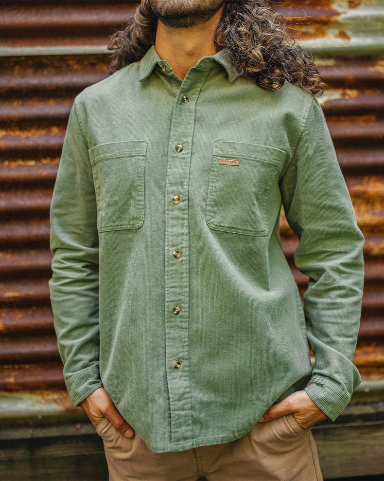 Passenger Backcountry Cord Shirt Pistachio