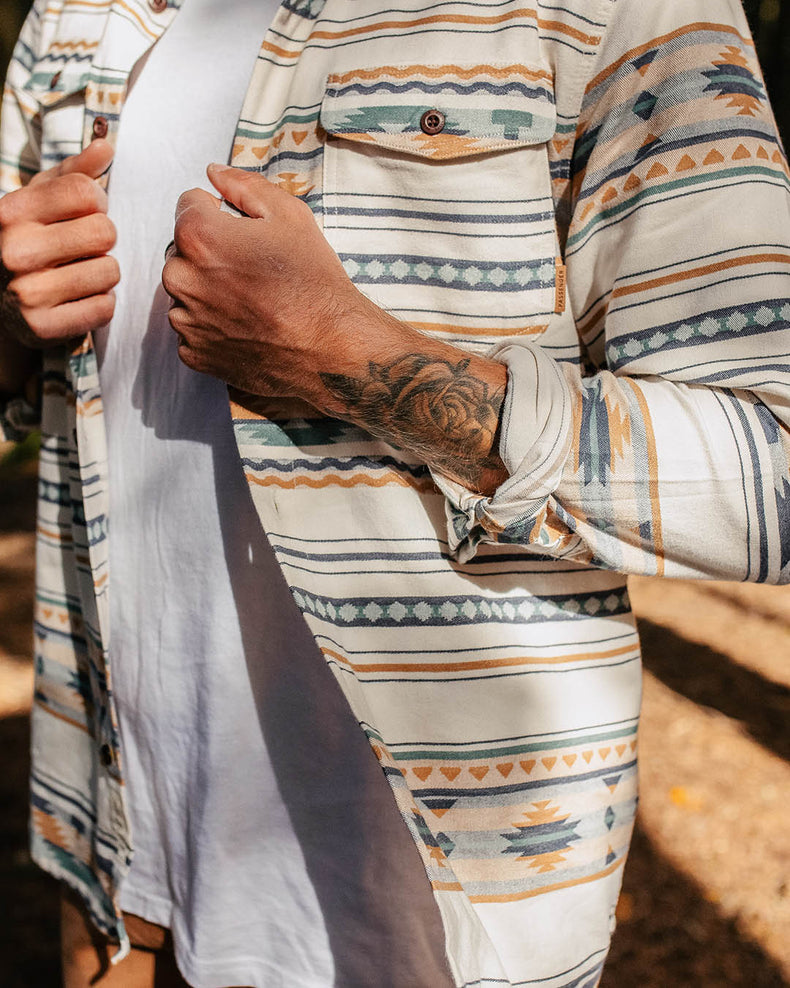 Passenger Cabin Jacquard Organic Cotton Shirt Birch