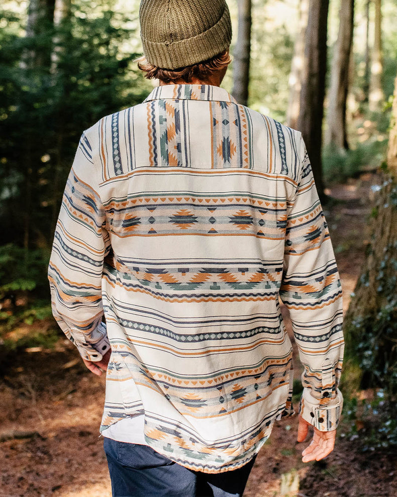 Passenger Cabin Jacquard Organic Cotton Shirt Birch