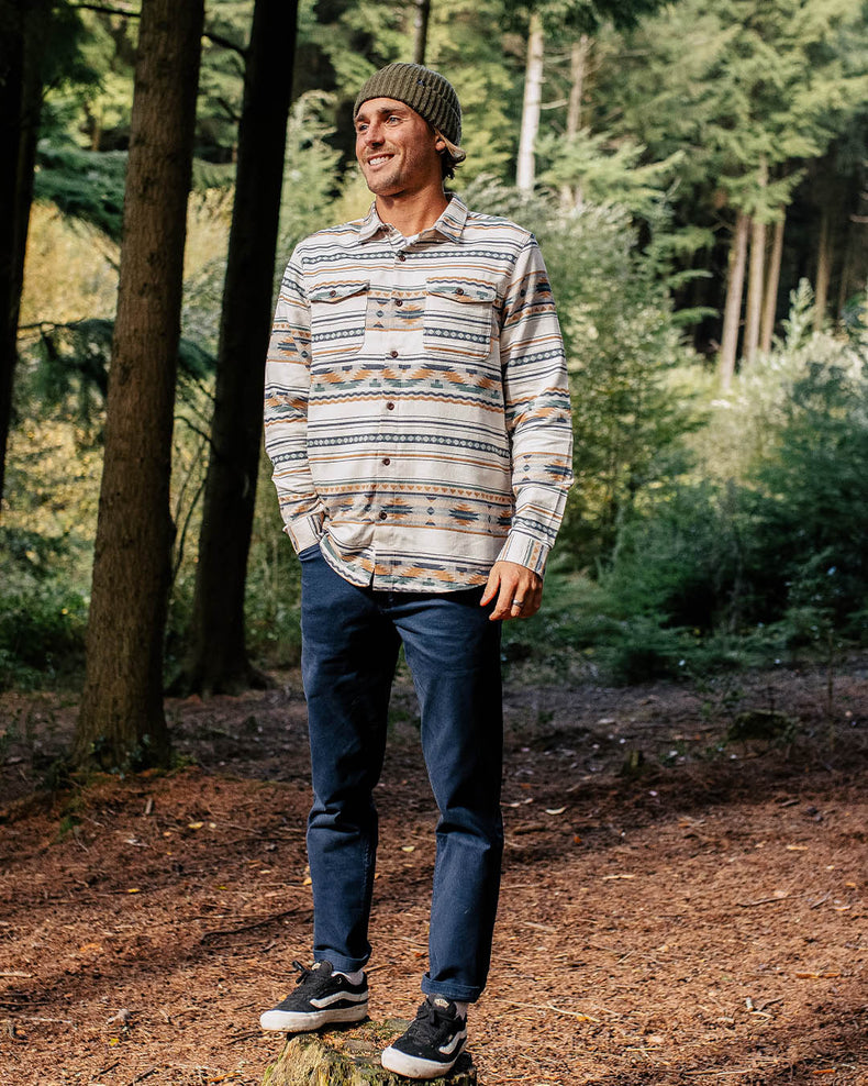 Passenger Cabin Jacquard Organic Cotton Shirt Birch