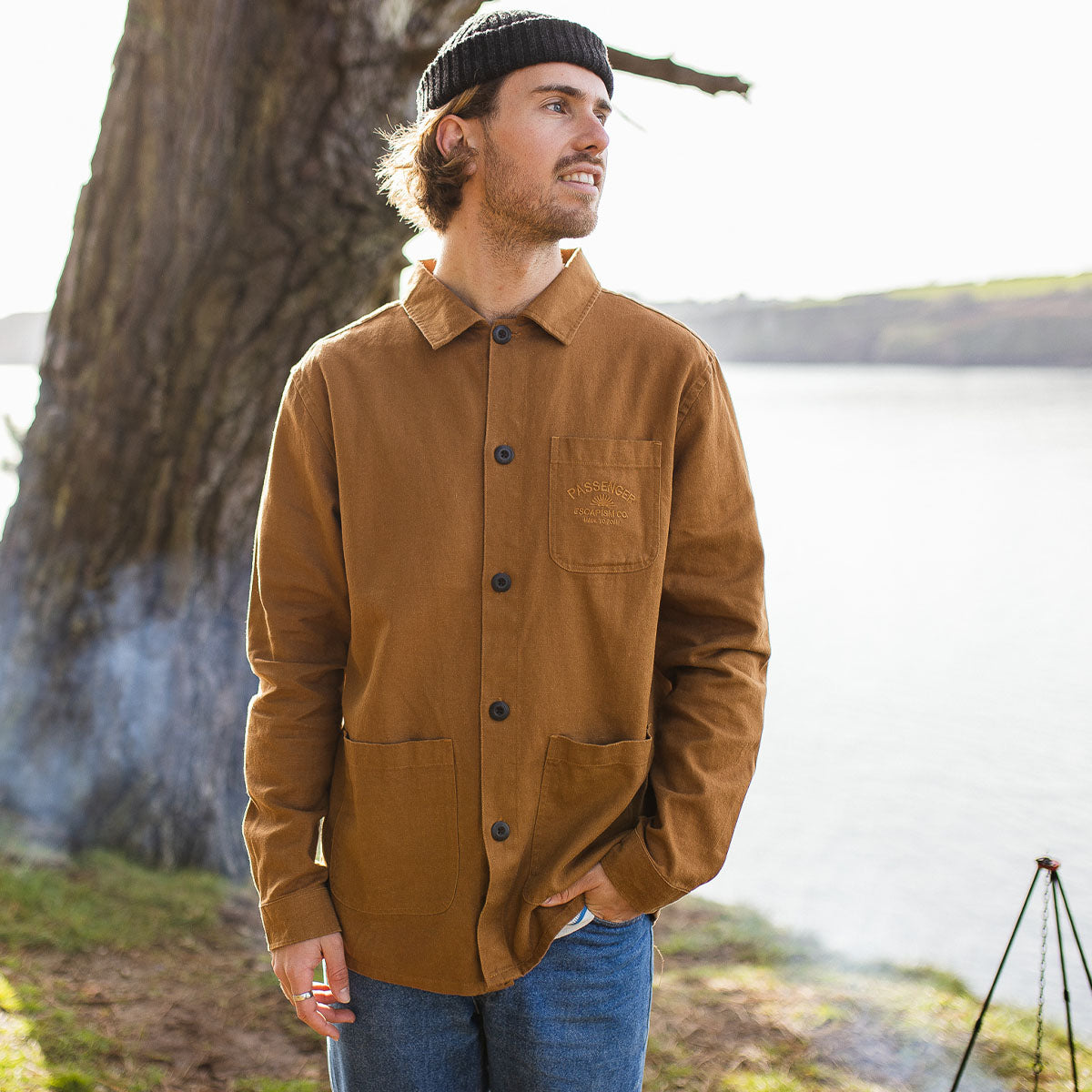 Passenger Forage Hemp Overshirt Rubber