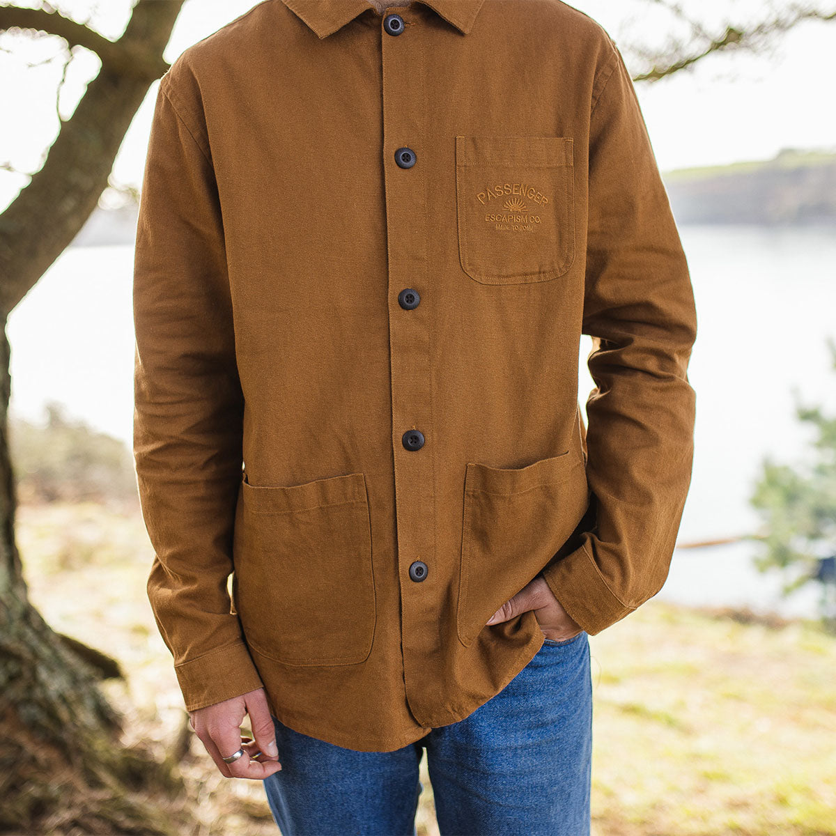 Passenger Forage Hemp Overshirt Rubber