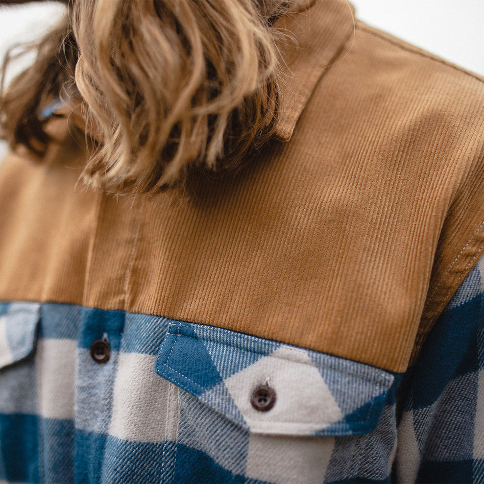 Passenger Seek Shirt Off White/Navy