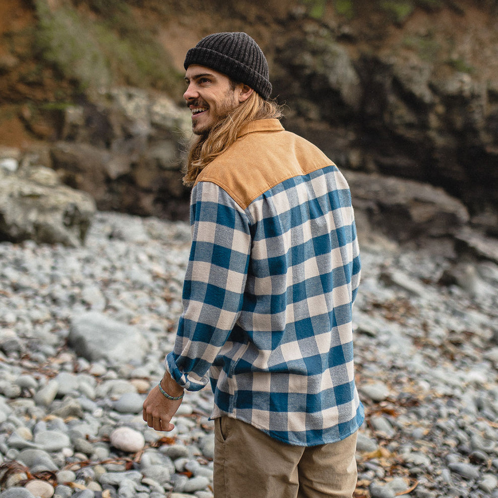 Passenger Seek Shirt Off White/Navy