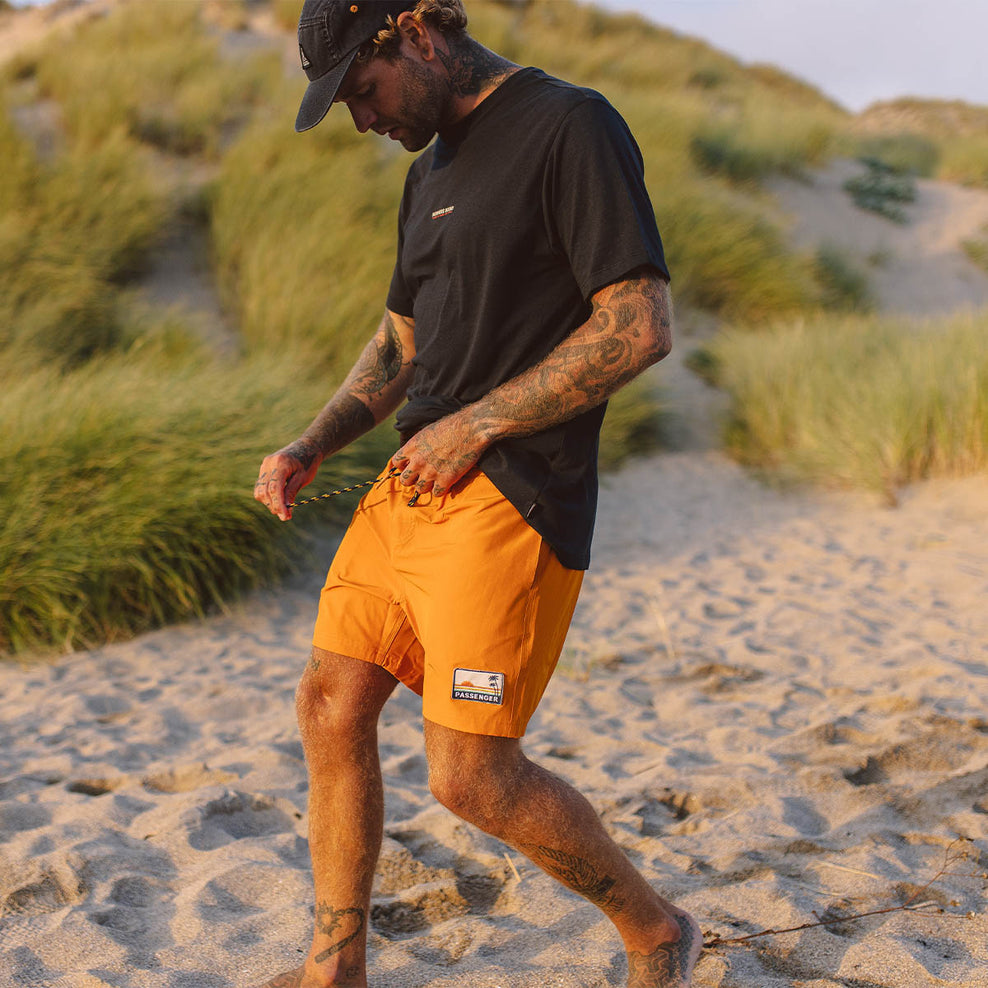 Passenger Ponoma All Purpose Swim Short Sunrise Orange