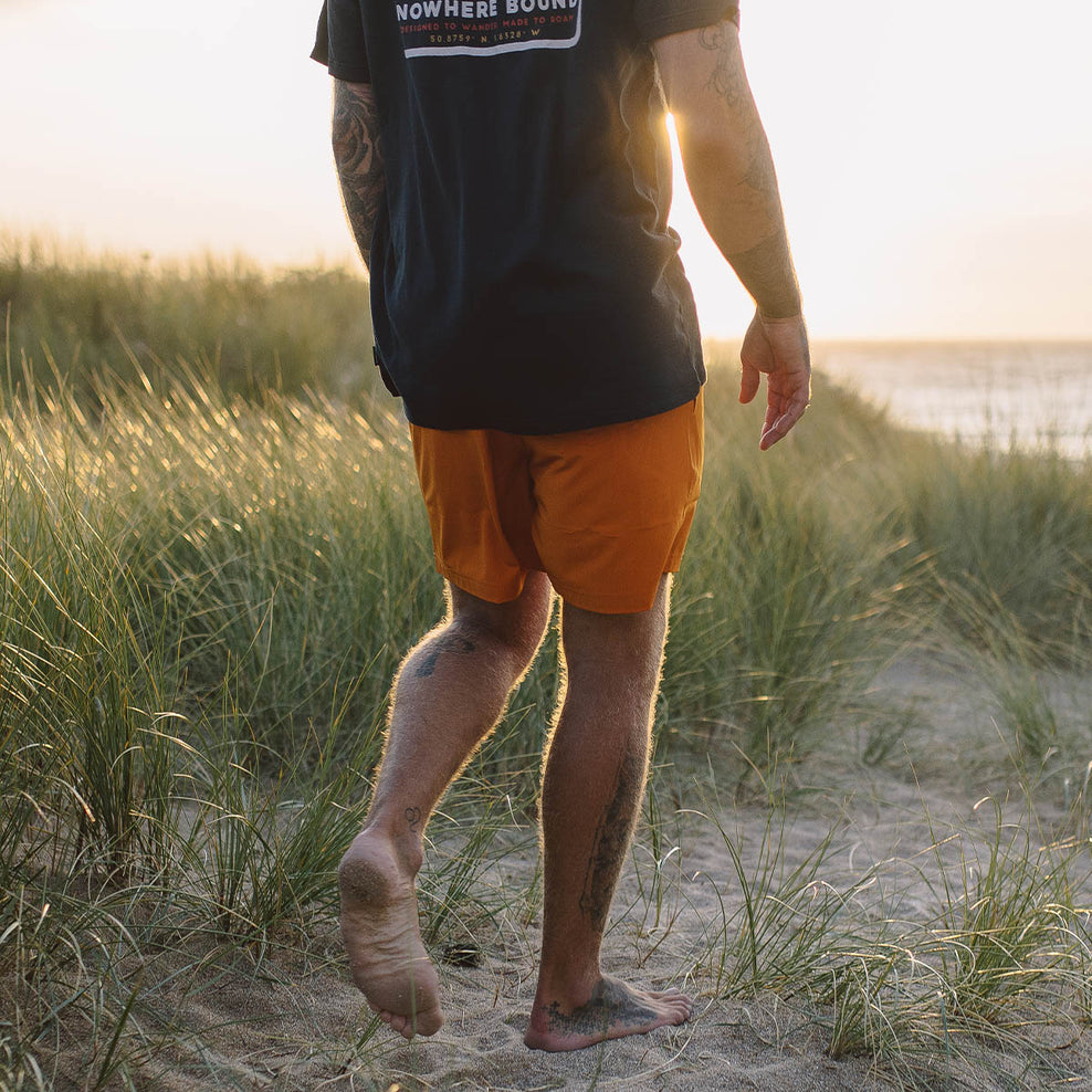 Passenger Ponoma All Purpose Swim Short Sunrise Orange