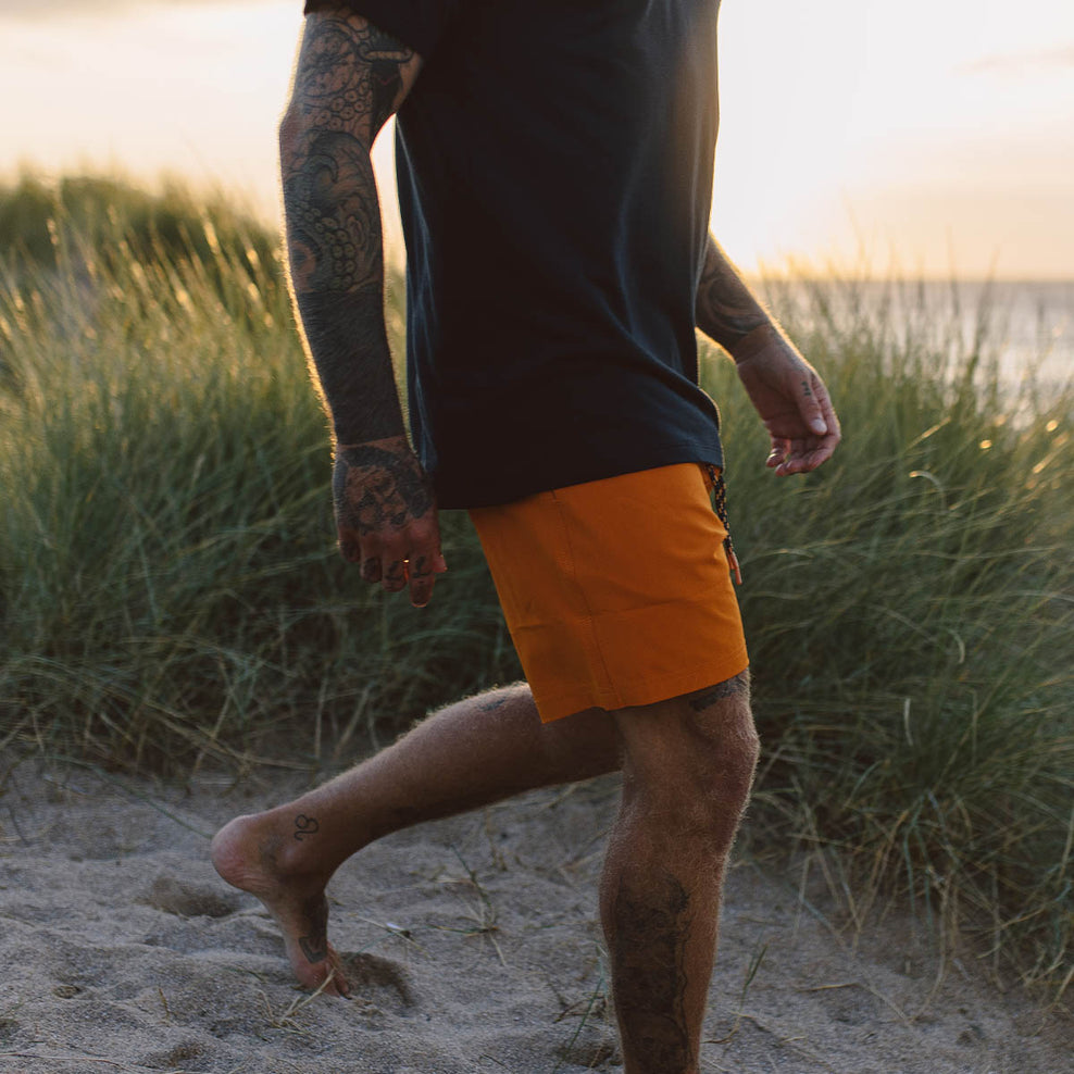Passenger Ponoma All Purpose Swim Short Sunrise Orange