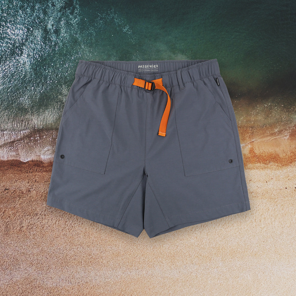 Passenger Adventure All Purpose Short Turbulence Grey