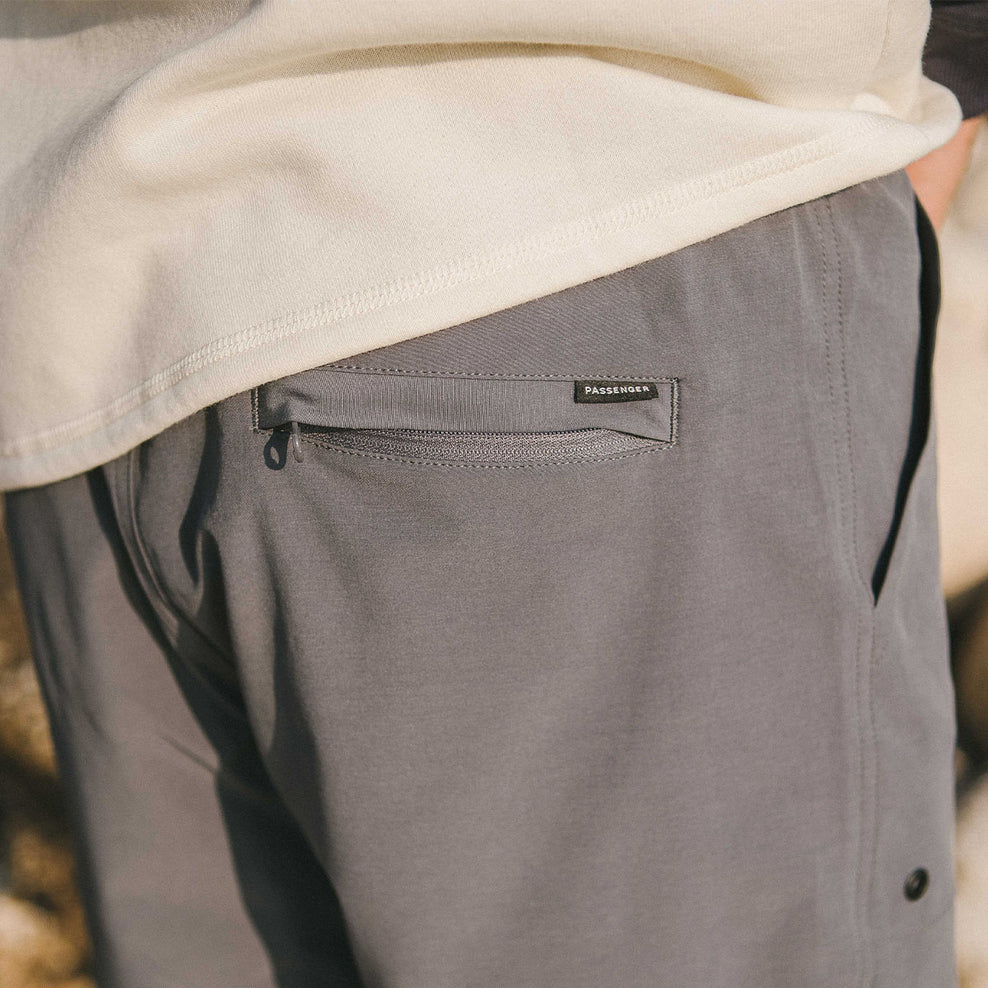 Passenger Adventure All Purpose Short Turbulence Grey