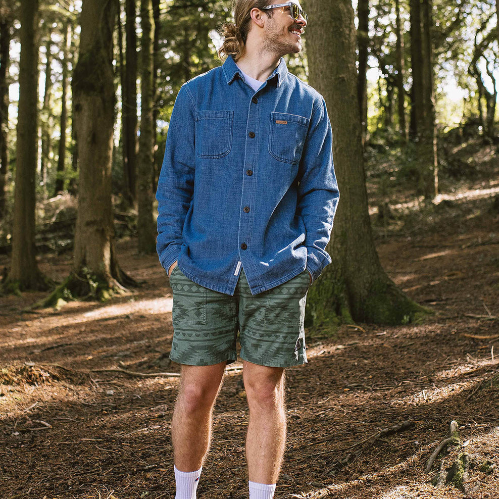 Passenger Topanga Recycled Cord Shorts Dark Ivy Adrift