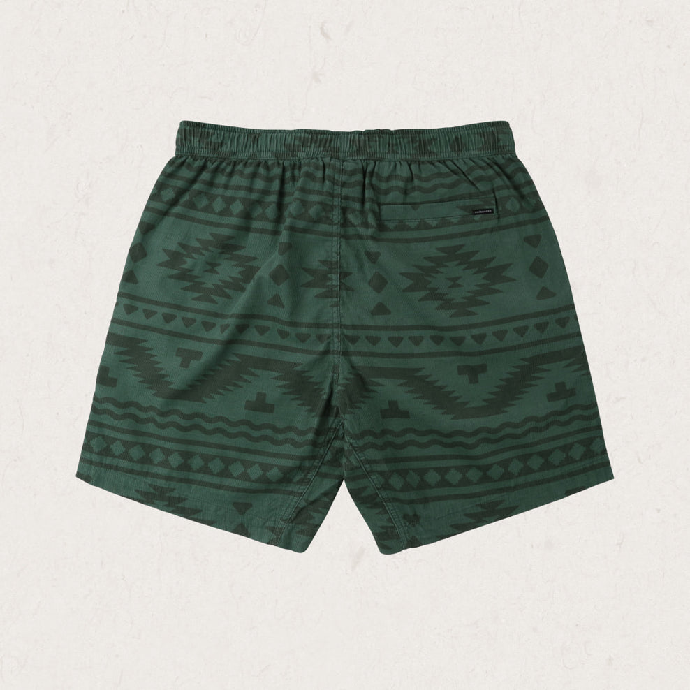 Passenger Topanga Recycled Cord Shorts Dark Ivy Adrift