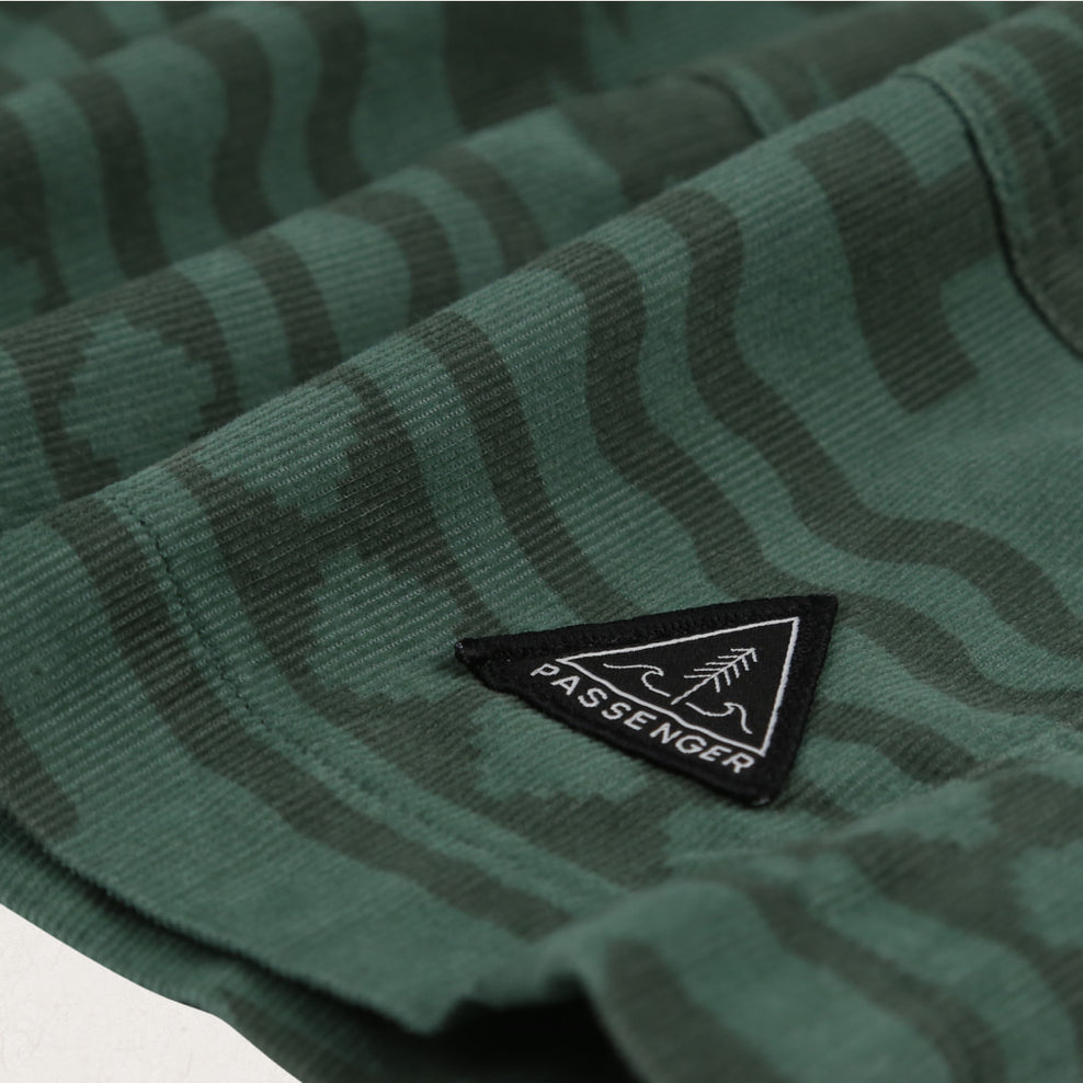 Passenger Topanga Recycled Cord Shorts Dark Ivy Adrift