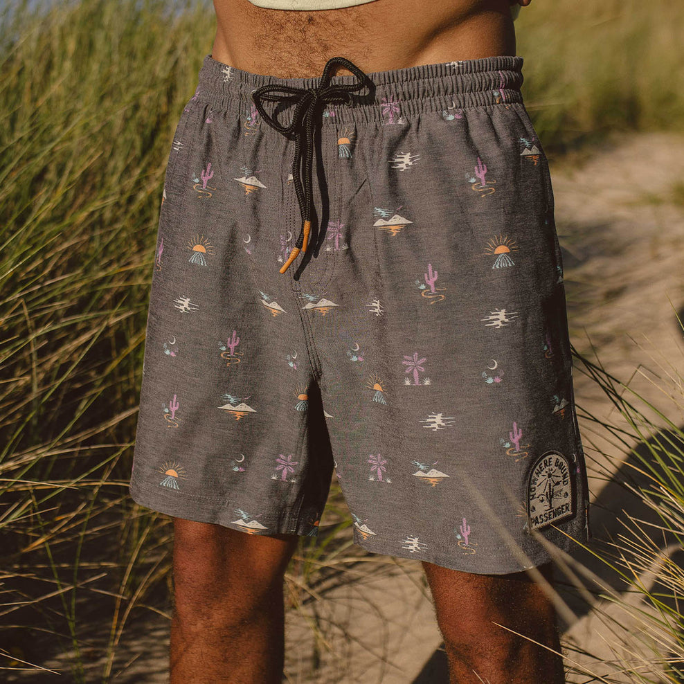 Passenger Ponoma All Purpose Swim Shorts Joshua Tree Black