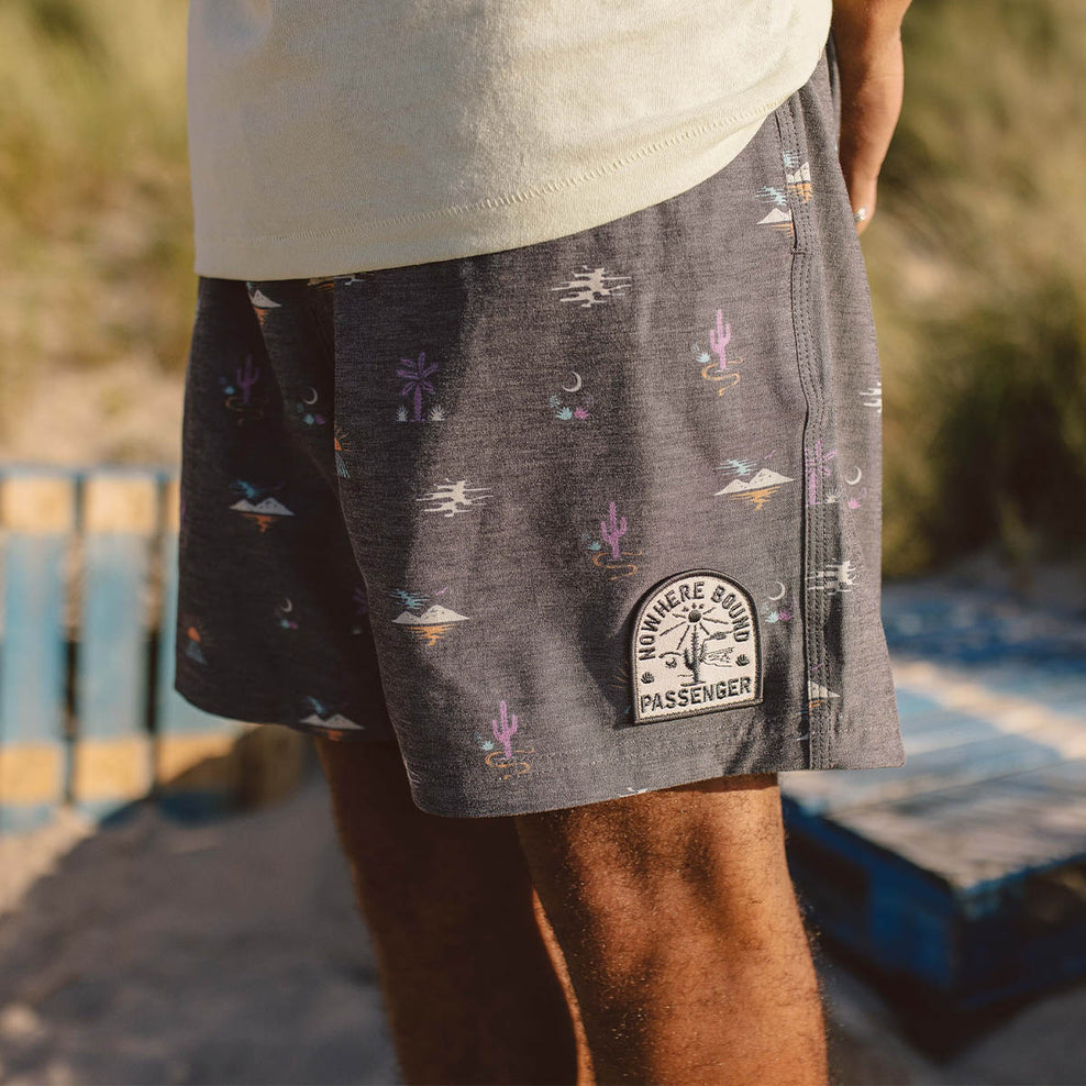 Passenger Ponoma All Purpose Swim Shorts Joshua Tree Black