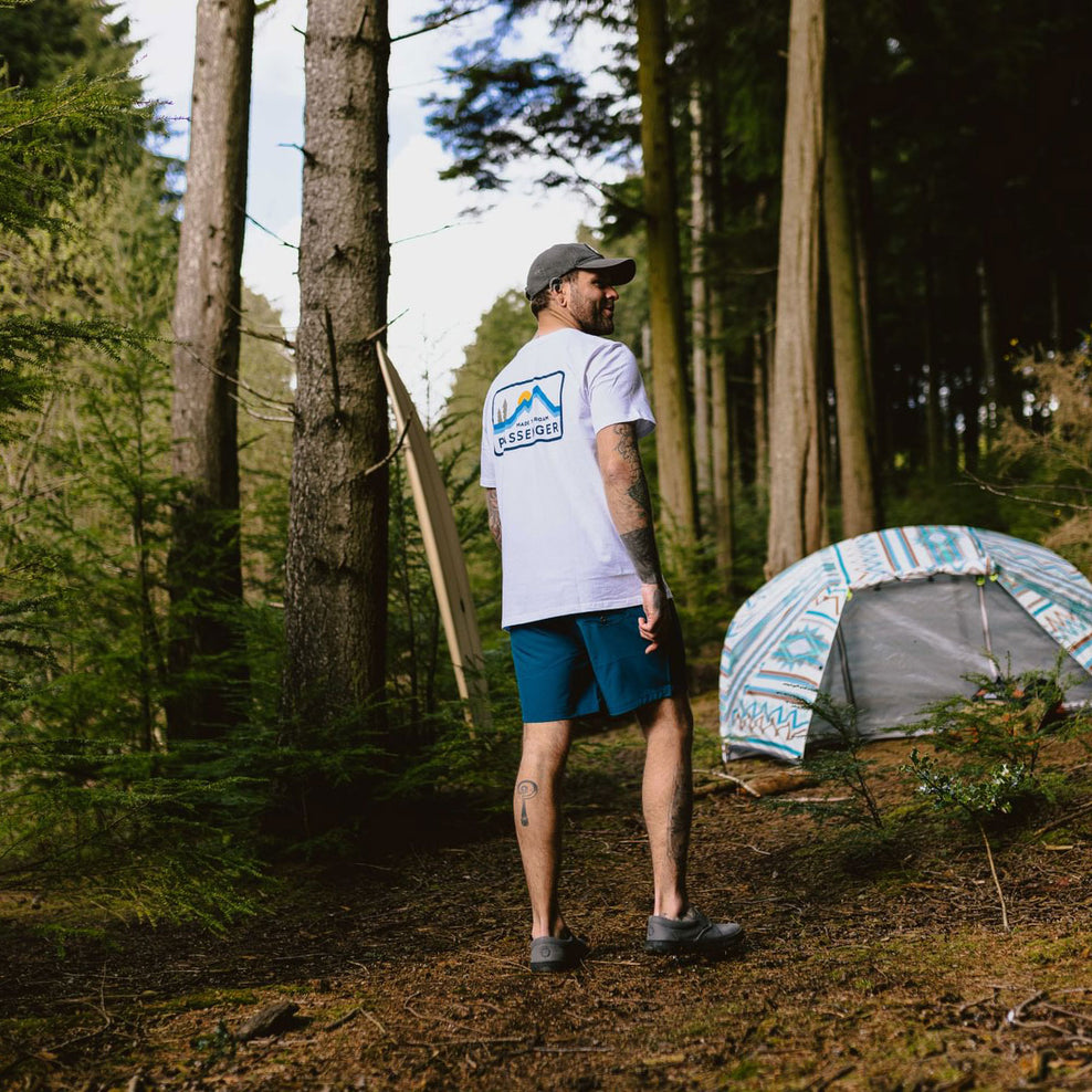 Passenger Ponoma Recycled All Purpose Swim Short Blue Coral