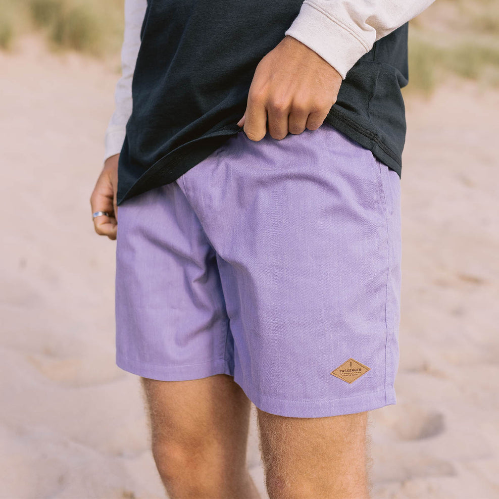 Passenger Backcountry Shorts Chalk Violet