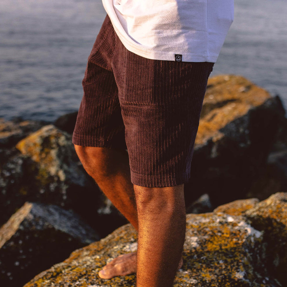 Passenger Pine Recycled Cotton Cord Shorts Raisin