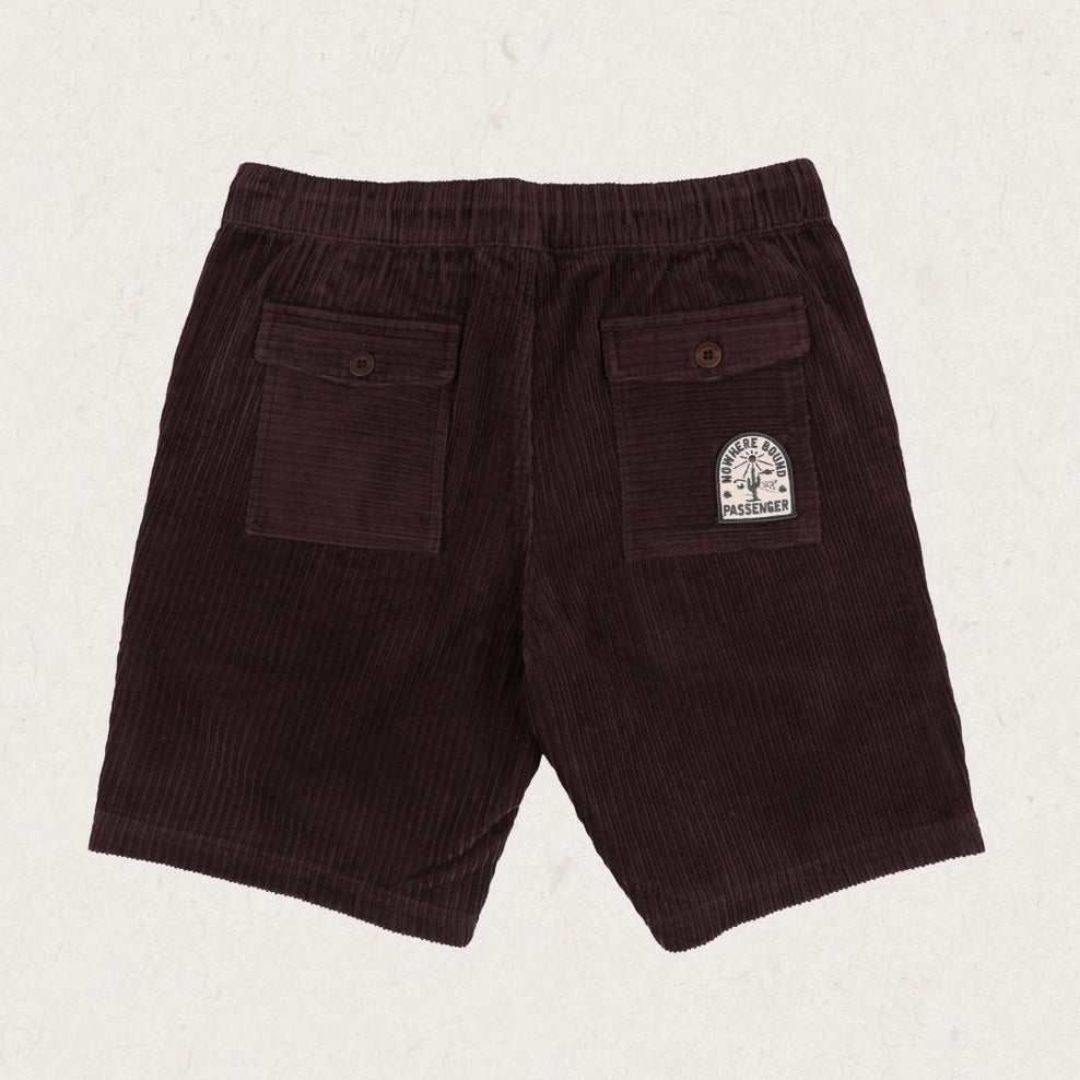 Passenger Pine Recycled Cotton Cord Shorts Raisin