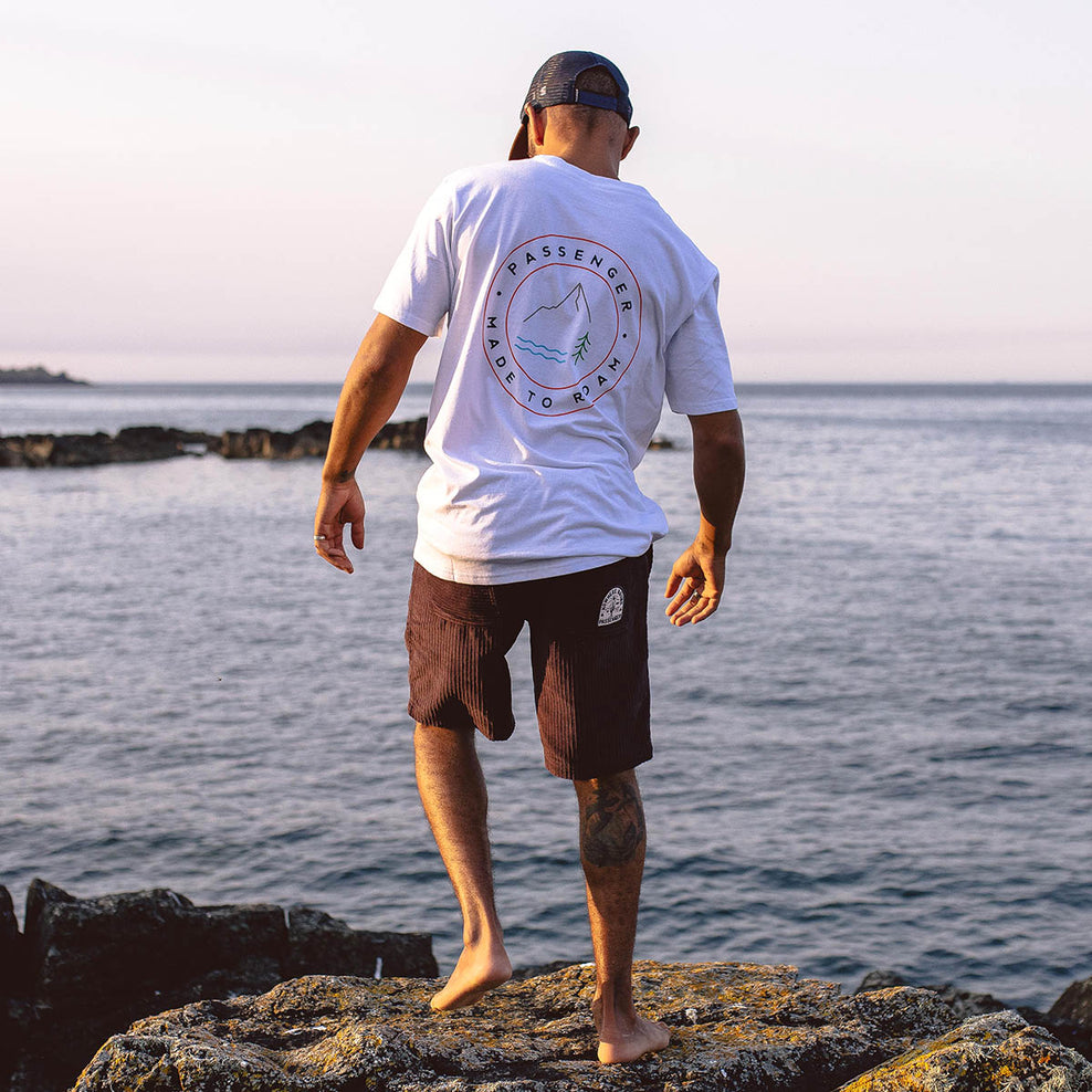 Passenger Pine Recycled Cotton Cord Shorts Raisin