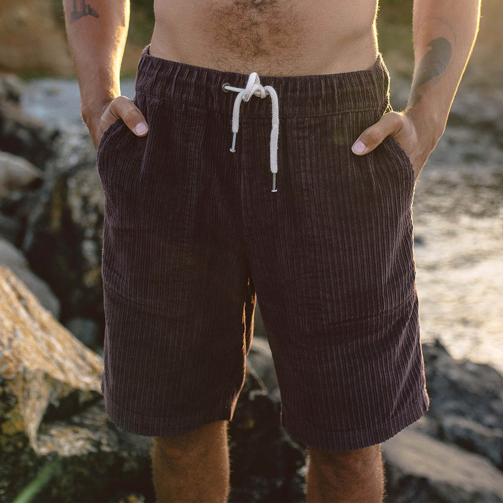 Passenger Pine Recycled Cotton Cord Shorts Raisin