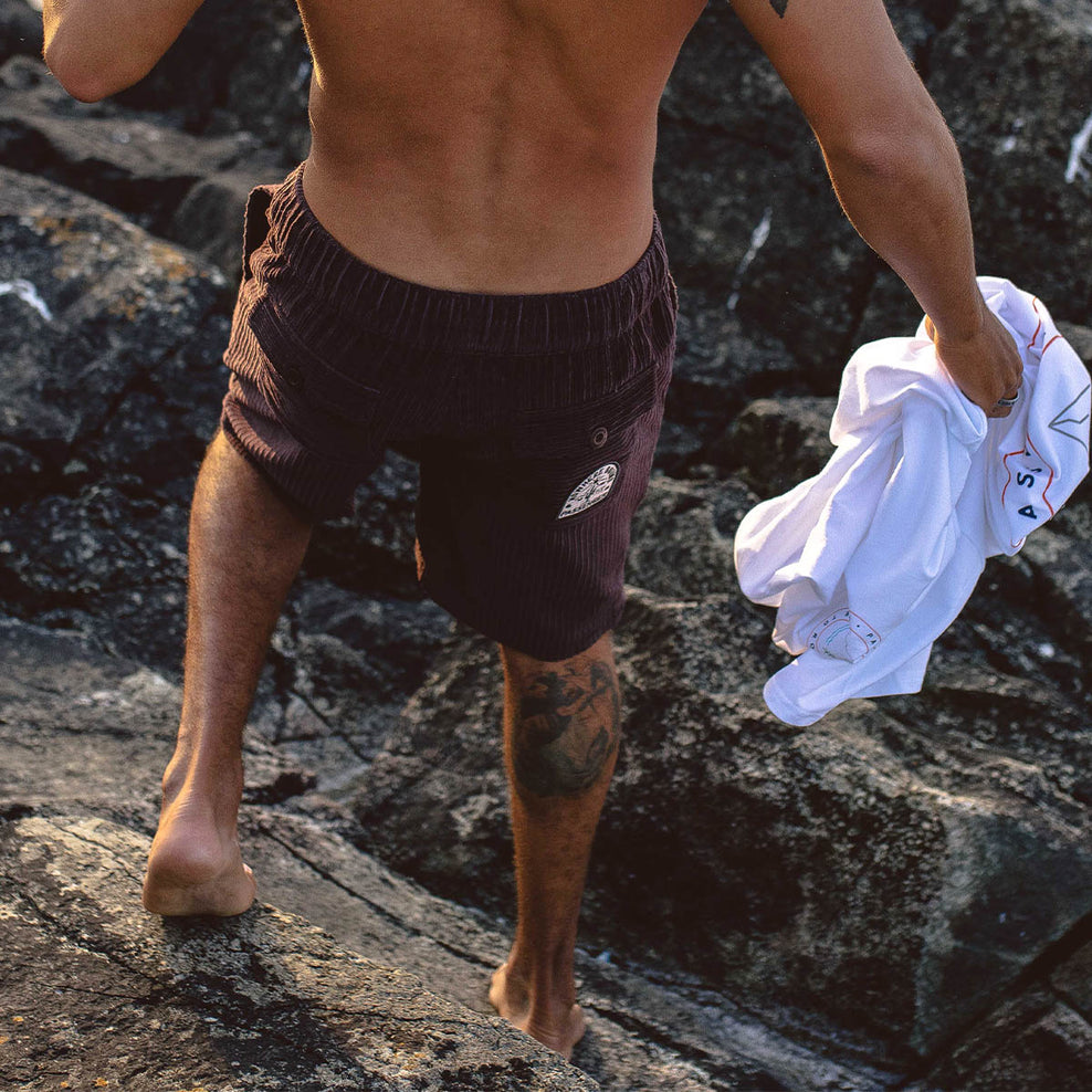 Passenger Pine Recycled Cotton Cord Shorts Raisin