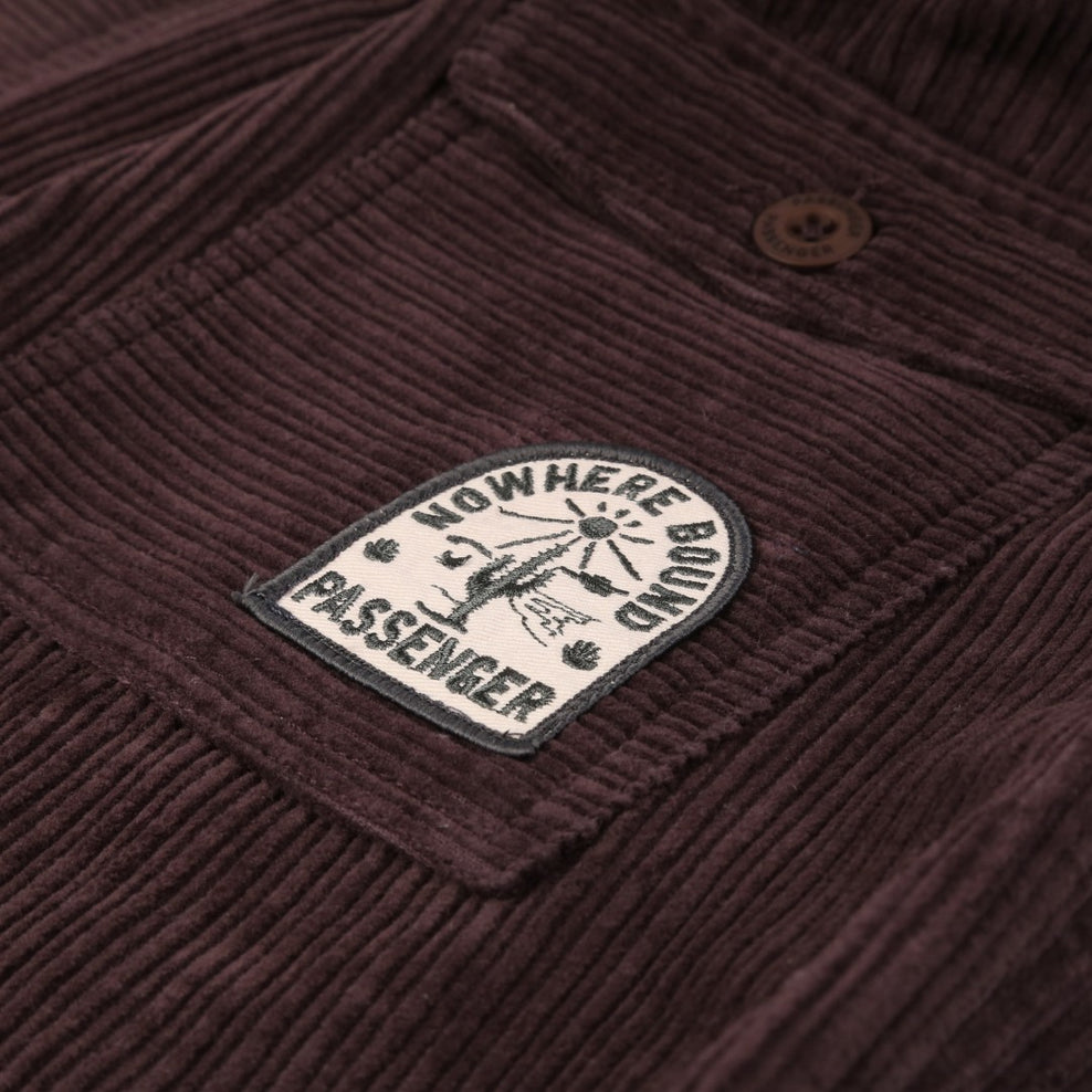 Passenger Pine Recycled Cotton Cord Shorts Raisin