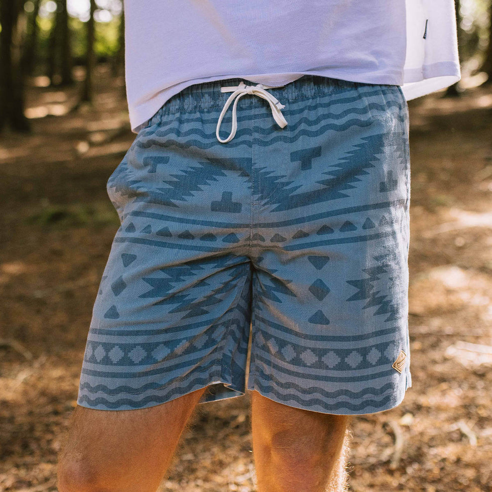 Passenger Backcountry Shorts Faded Denim Adrift