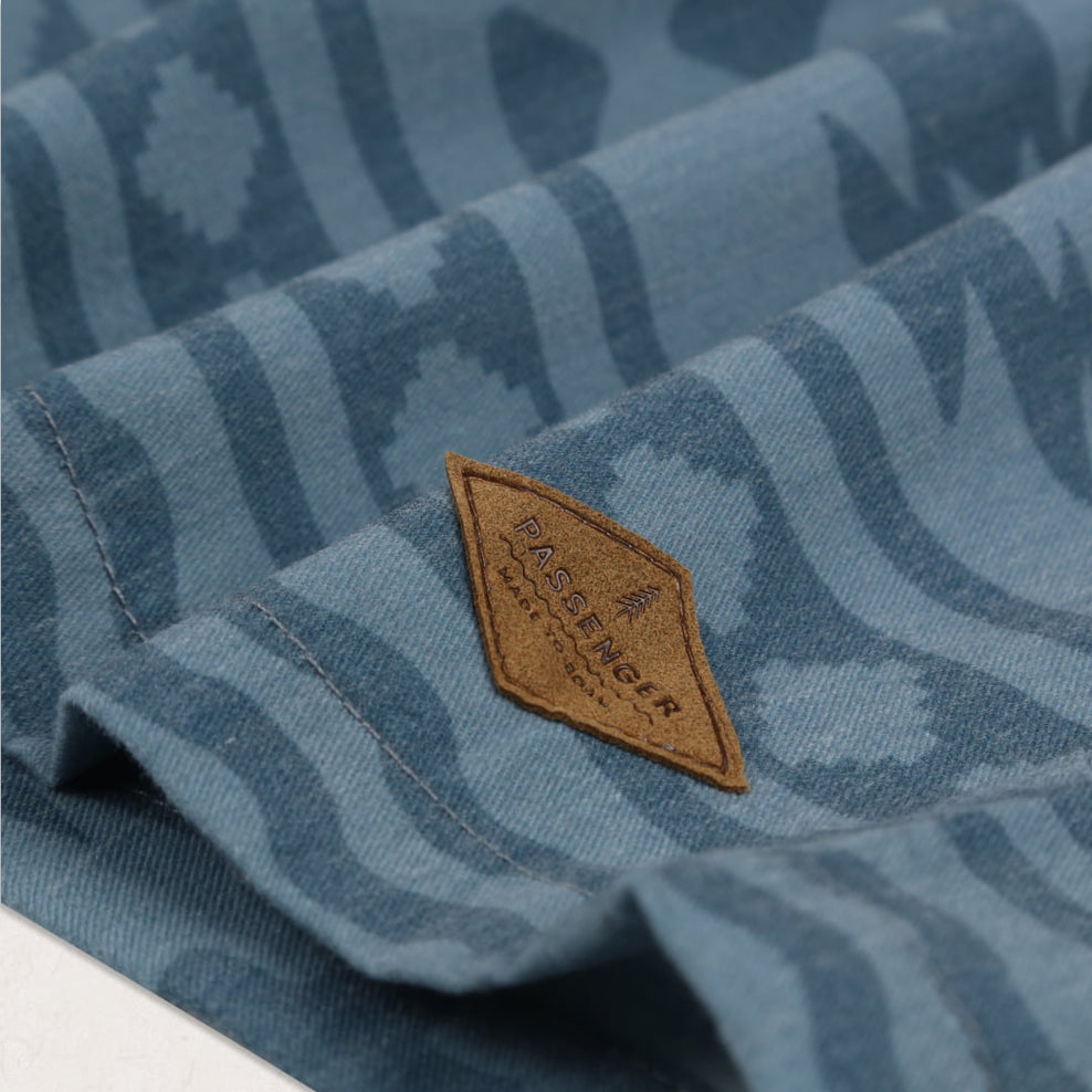 Passenger Backcountry Shorts Faded Denim Adrift