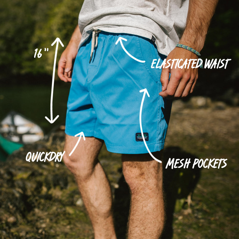 Passenger Tahoe All Purpose Swim Short Atlantic Blue