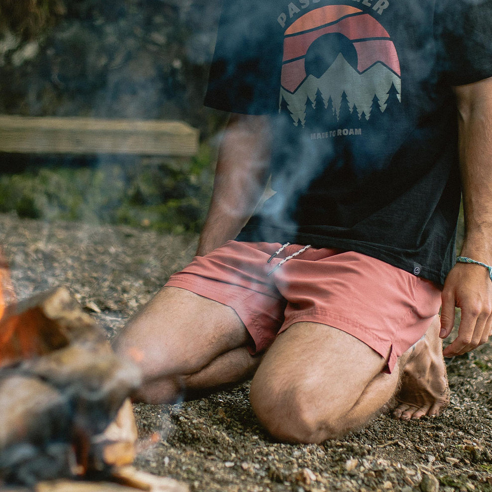 Passenger Cali Recycled Swim Short Mango