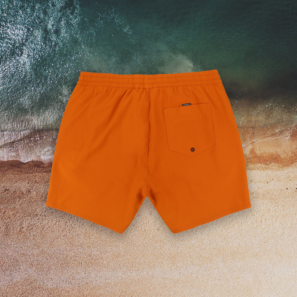 Passenger Ventura Recycled Swim Shorts Sunset Orange