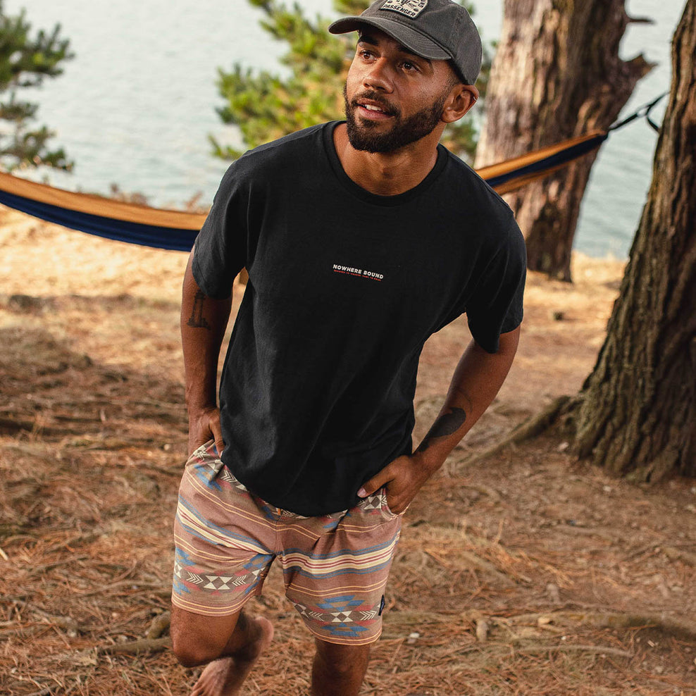 Passenger Ponoma Organic All Purpose Swim Short Glazed Ginger Pattern