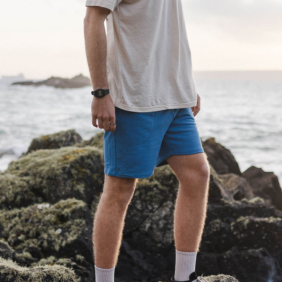 Passenger Sacramento Hemp Jog Short Soft Cobalt