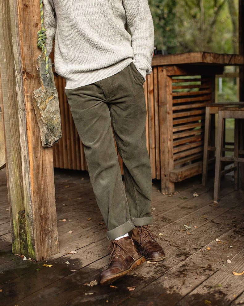 Passenger Adventurer Cord Trouser Dusty Olive