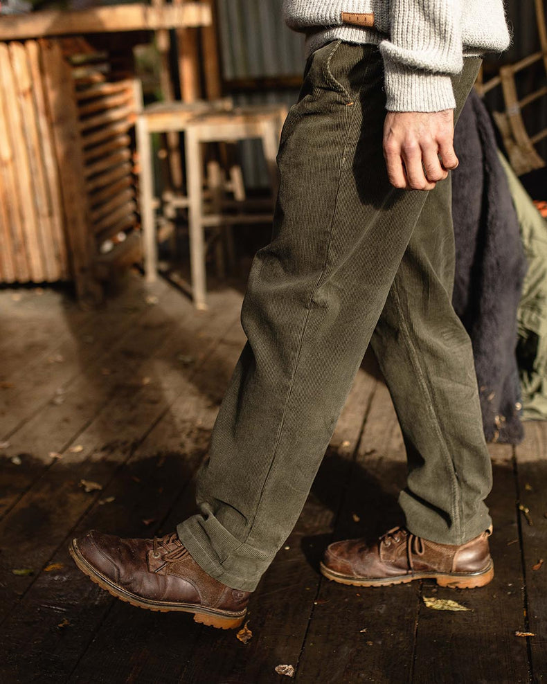 Passenger Adventurer Cord Trouser Dusty Olive