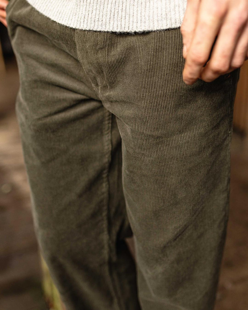 Passenger Adventurer Cord Trouser Dusty Olive