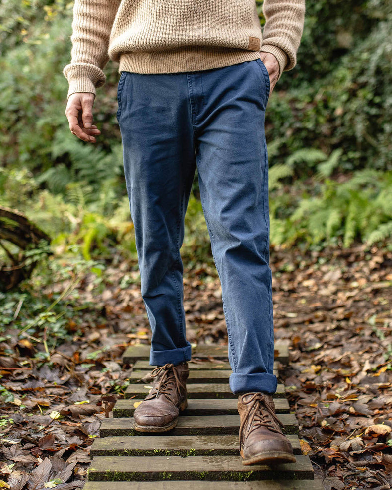 Passenger 365 Organic Cotton Trouser Dark Denim