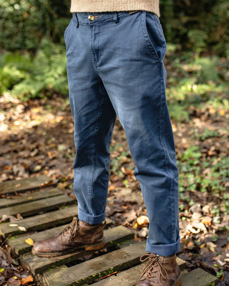 Passenger 365 Organic Cotton Trouser Dark Denim