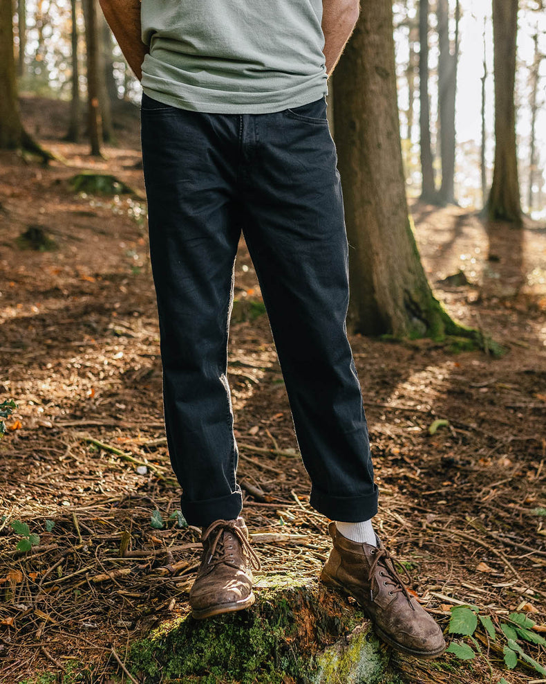 Passenger 365 5 Pocket Trouser Black