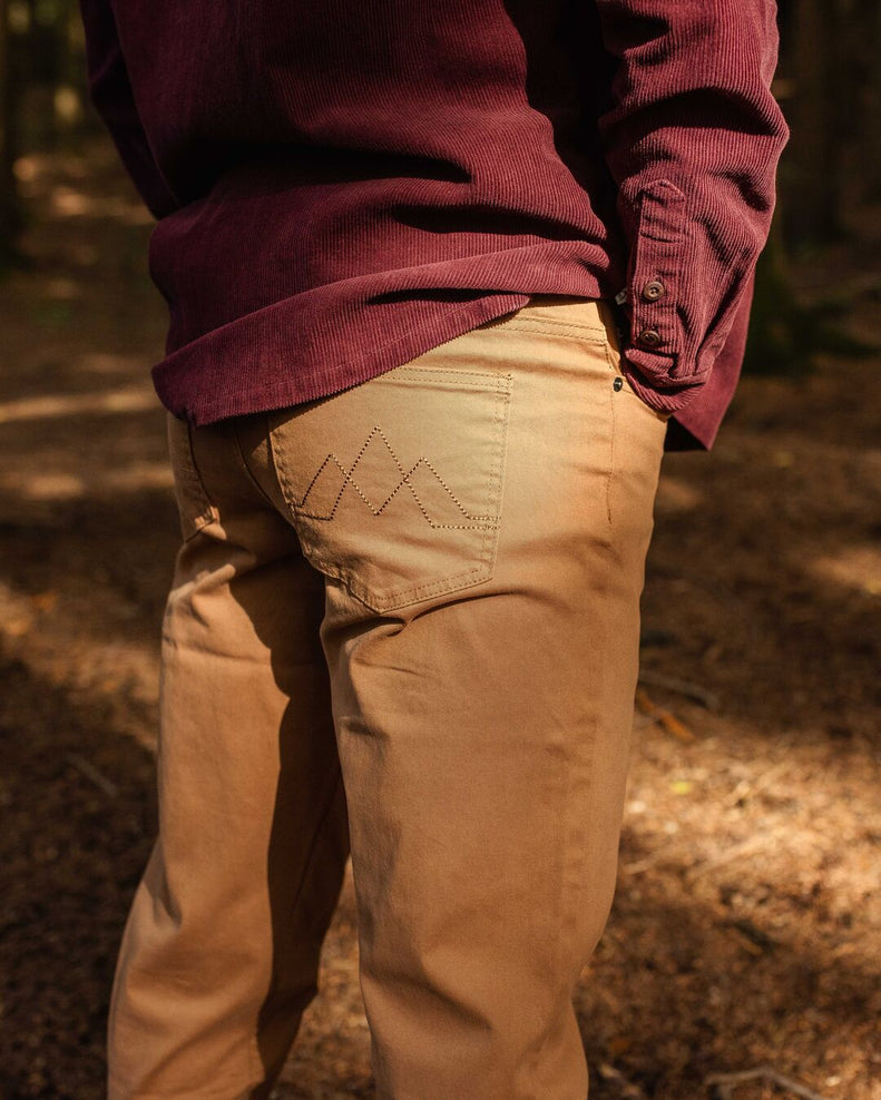 Passenger 365 5 Pocket Trouser Coconut