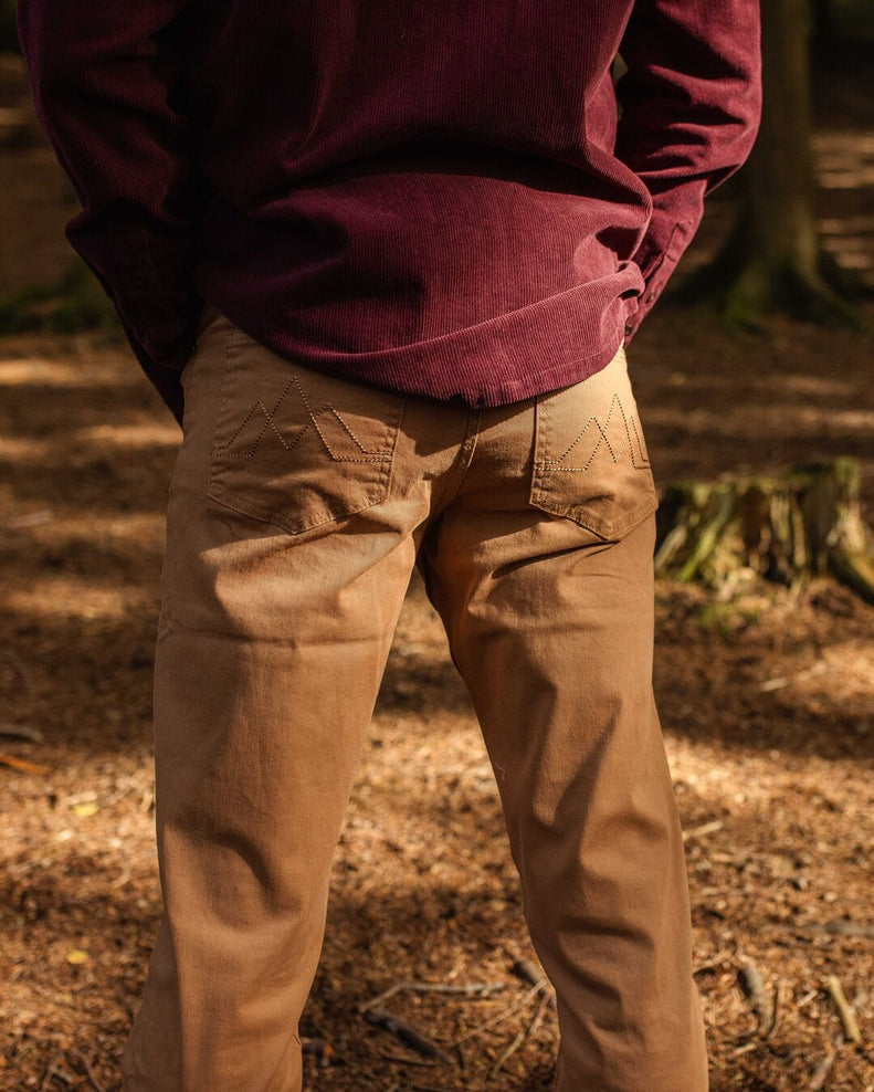 Passenger 365 5 Pocket Trouser Coconut