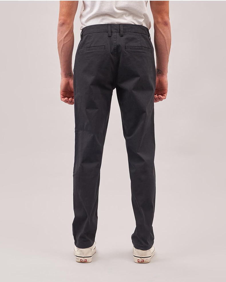 Passenger 365 Organic Cotton Trouser Faded Black