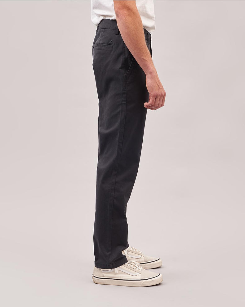 Passenger 365 Organic Cotton Trouser Faded Black