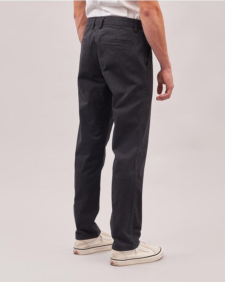 Passenger 365 Organic Cotton Trouser Faded Black