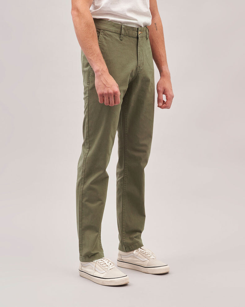 Passenger 365 Organic Cotton Trouser Dusty Olive