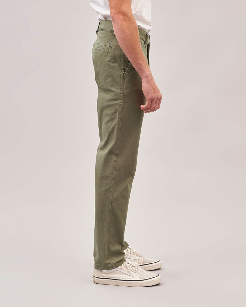 Passenger 365 Organic Cotton Trouser Dusty Olive