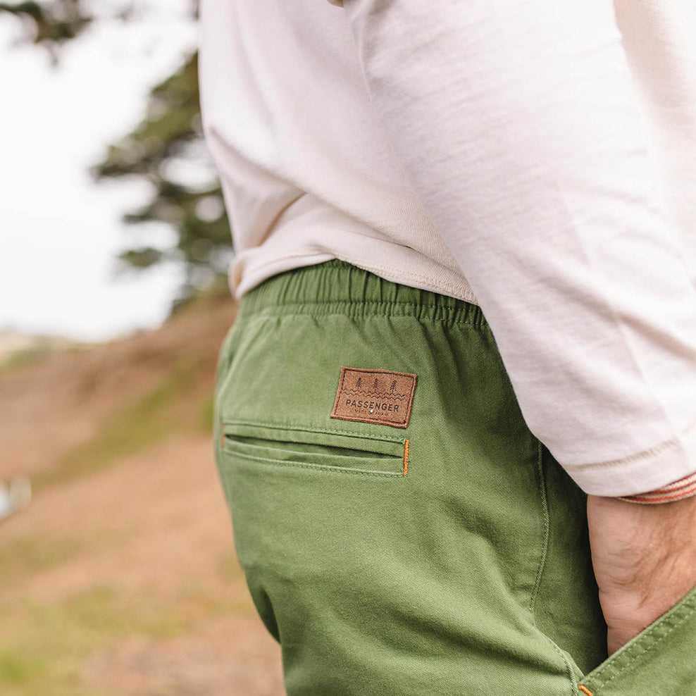 Passenger All Adventure Organic Cotton Trouser Vineyard Green