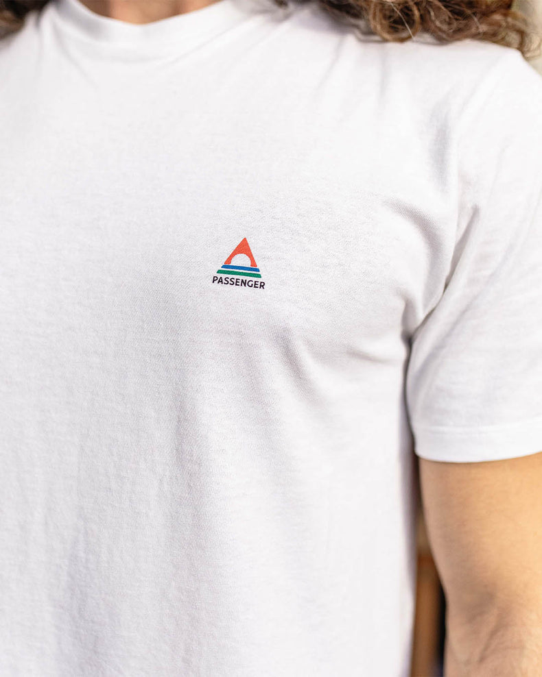 Passenger Classic Logo Recycled Cotton T-Shirt White