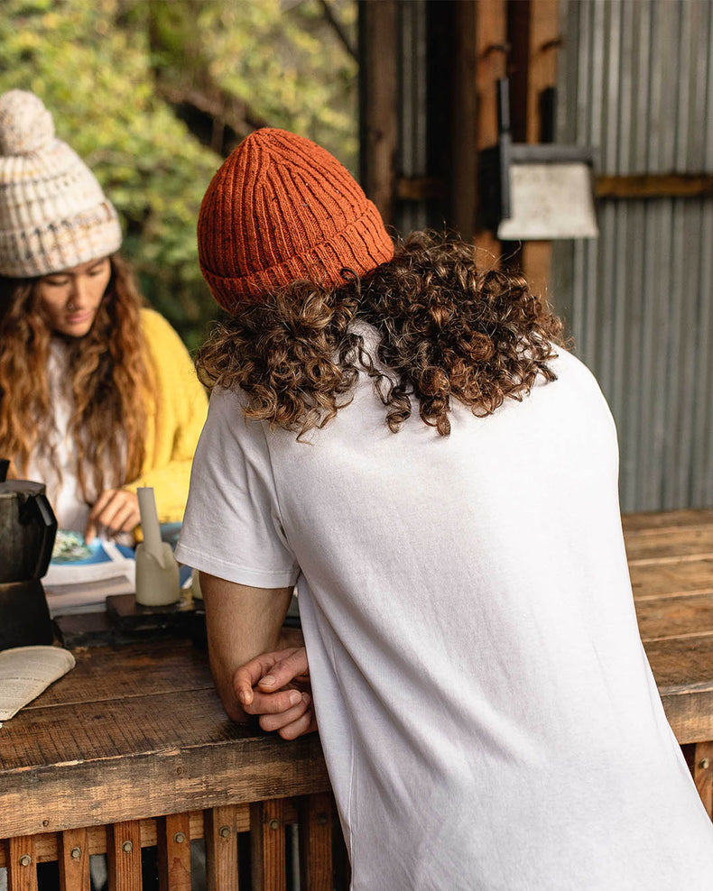 Passenger Classic Logo Recycled Cotton T-Shirt White