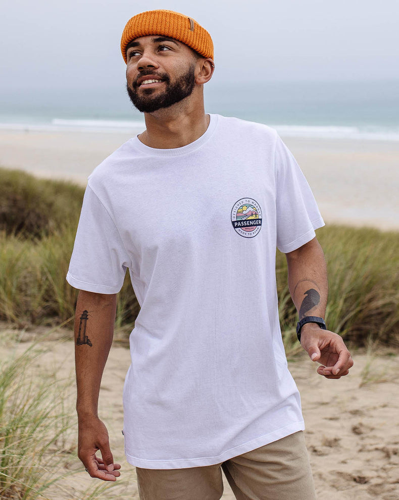 Passenger Odyssey Recycled Cotton T-Shirt White